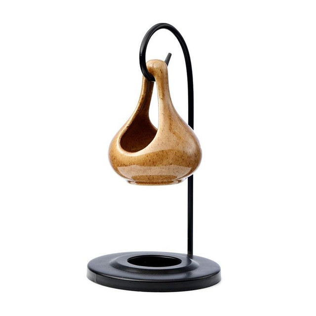 Teardrop Shape Hanging Oil Burner with Stand