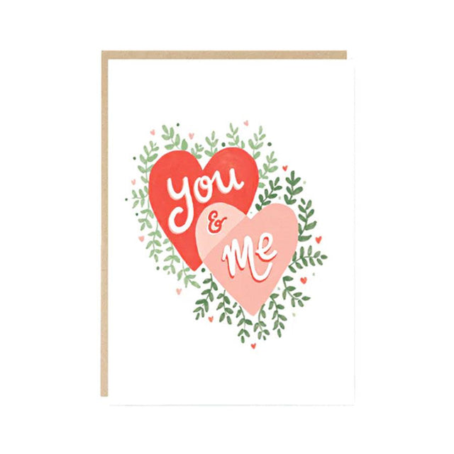 Juliet You and Me Love Hearts Card