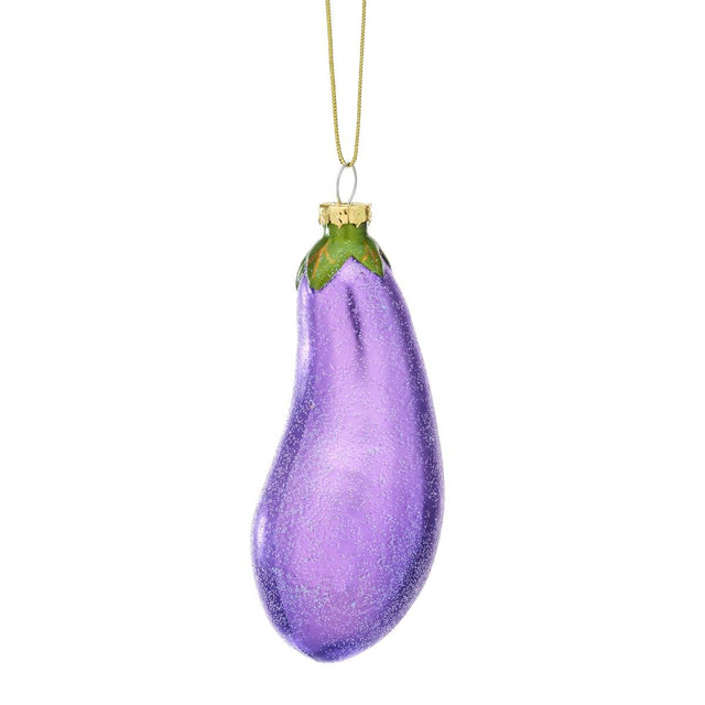 Aubergine Shaped Bauble