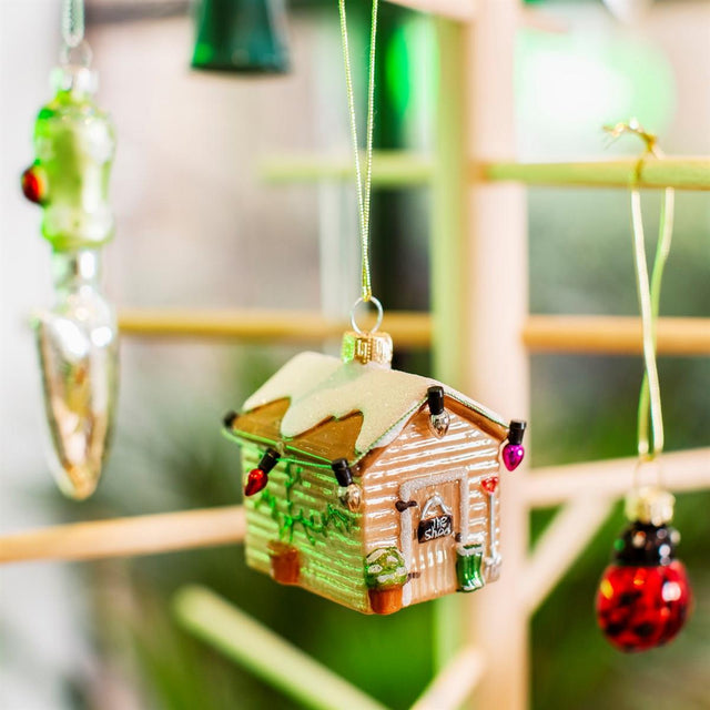 Mini Shed Shaped Bauble