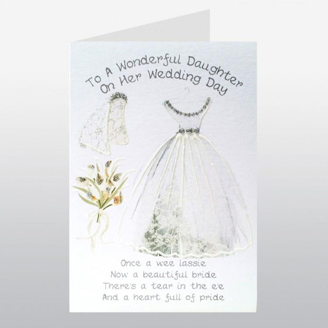 Daughter Wedding Day Card