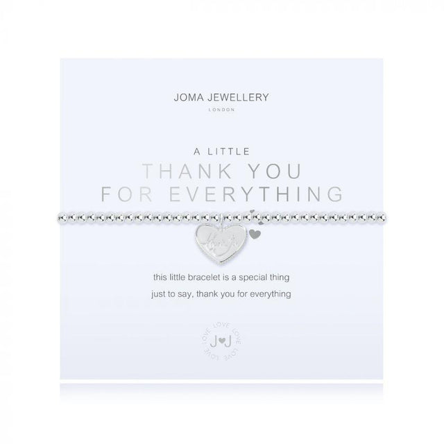 A Little Thank You For Everything Charm Bracelet