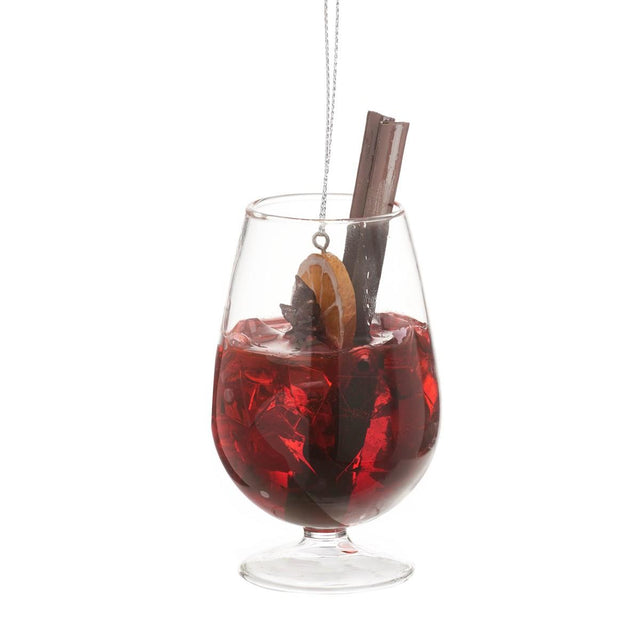Mulled Wine Shaped Bauble