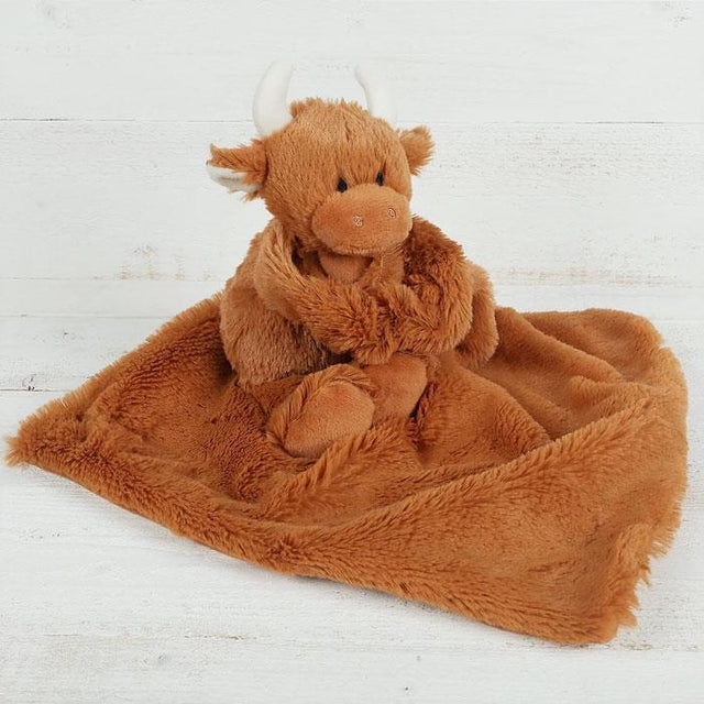 Highland Coo Toy Soother