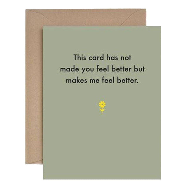 Make Me Feel Better Get Well Card