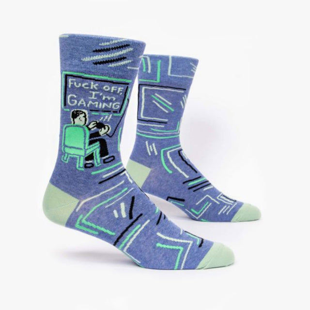 Fuck Off, Im Gaming Mens Socks