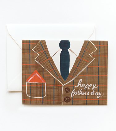 Tweed Suit Fathers Day Card