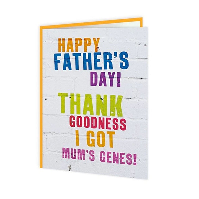Mum's Genes Fathers Day Card