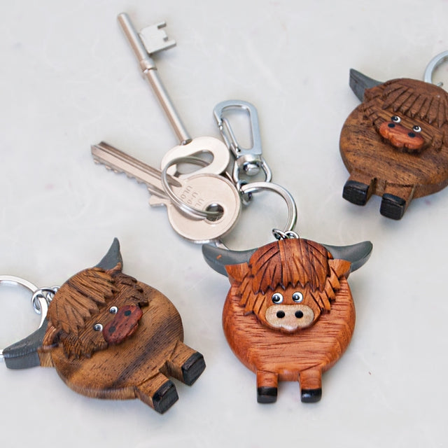 Highland Cow Keyring