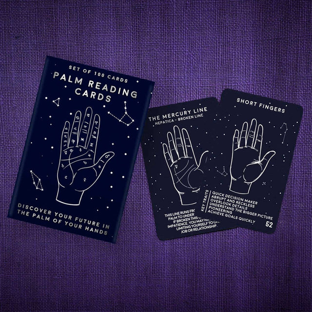Palm Reading Trivia Cards