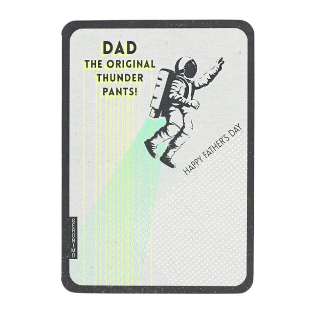 Thunder Pants Fathers Day Card